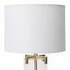 26.5" Glass Table Lamp Gold - 3R Studios