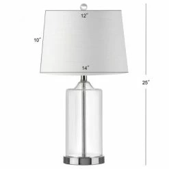 JONATHAN Y 25" Glass Walsh Table Lamp (Includes LED Light Bulb) Clear - JONATHAN Y 5 JONATHAN Y 25" Glass Walsh Table Lamp (Includes LED Light Bulb) Clear - JONATHAN Y -Desk Lamps sales shop unnamed file 3625