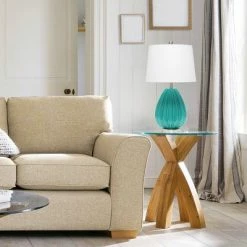 Pleated Table Lamp with Fabric Shade Teal - Lalia Home 10 Pleated Table Lamp with Fabric Shade Teal - Lalia Home -Desk Lamps sales shop unnamed file 3635