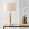 JONATHAN Y Metal/Marble Gregory Table Lamp (Includes LED Light Bulb) Gold - JONATHAN Y