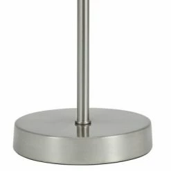 19" Metal Stick Table Lamp with Pull Chain Silver - Cresswell Lighting -Desk Lamps sales shop unnamed file 3664
