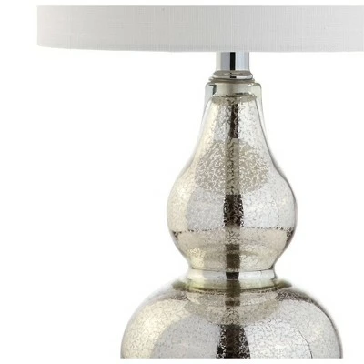 JONATHAN Y 20.5" (Set of 2) Anya Mini Glass Table Lamps - JONATHAN Y Blue 2 JONATHAN Y 20.5" (Set of 2) Anya Mini Glass Table Lamps - JONATHAN Y Blue - Image 2