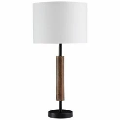 Set of 2 Maliny Table Lamps Black/Brown - Signature Design by Ashley