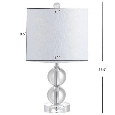 JONATHAN Y 17.5" Crystal Brooklyn Table Lamp (Includes LED Light Bulb) Clear - JONATHAN Y 3 JONATHAN Y 17.5" Crystal Brooklyn Table Lamp (Includes LED Light Bulb) Clear - JONATHAN Y - Image 3