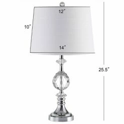 JONATHAN Y 25.5" Crystal/Metal Channing Table Lamp (Includes LED Light Bulb) Clear - JONATHAN Y 5 JONATHAN Y 25.5" Crystal/Metal Channing Table Lamp (Includes LED Light Bulb) Clear - JONATHAN Y -Desk Lamps sales shop unnamed file 3736