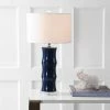 JONATHAN Y 26.5" Ceramic Tiki Table Lamp (Includes Energy Efficient Light Bulb) - JONATHAN Y Blue