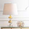 JONATHAN Y 23" Jules Crystal Mini Table Lamp (Includes LED Light Bulb) Brass - Jonathan Y