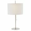 Simplistic Table Lamp Brushed Steel - Fangio Lighting