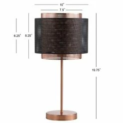 JONATHAN Y 19.7" Tribeca Metal Table Lamp (Includes LED Light Bulb) Copper - JONATHAN Y -Desk Lamps sales shop unnamed file 3749