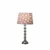 22" Novelty Kids' Metal Table Lamp with Heart Shade Pink - Ore International