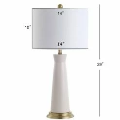JONATHAN Y 29" Ceramic Hartley Column Table Lamp (Includes Energy Efficient Light Bulb) - JONATHAN Y Pink 5 JONATHAN Y 29" Ceramic Hartley Column Table Lamp (Includes Energy Efficient Light Bulb) - JONATHAN Y Pink -Desk Lamps sales shop unnamed file 3798