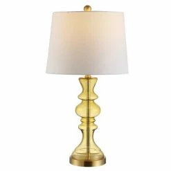 Jaiden Table Lamp (Includes LED Light Bulb) Amber - Safavieh