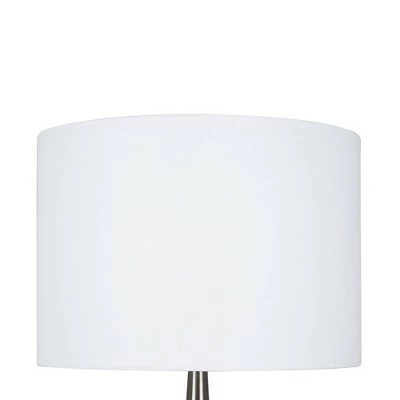 19" Modern Table Lamp Brushed Nickel (Includes LED Light Bulb) - Cresswell Lighting 1 19" Modern Table Lamp Brushed Nickel (Includes LED Light Bulb) - Cresswell Lighting