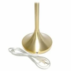 Tapered Desk Lamp with Fabric Drum Shade White - Simple Designs -Desk Lamps sales shop unnamed file 385