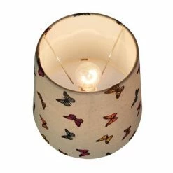 22" Polyresin Table Lamp with Butterflies Hardback Shade - Creative Motion Industries Cream -Desk Lamps sales shop unnamed file 3877