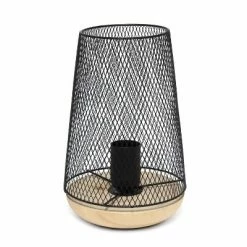 Wired Mesh Uplight Table Lamp Black - Simple Designs -Desk Lamps sales shop unnamed file 394