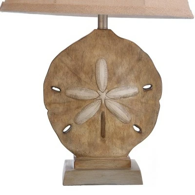 31" Sand Dollar Seashell Table Lamp - StyleCraft 2 31" Sand Dollar Seashell Table Lamp - StyleCraft - Image 2