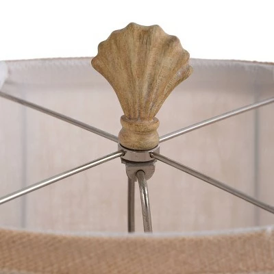 31" Sand Dollar Seashell Table Lamp - StyleCraft 4 31" Sand Dollar Seashell Table Lamp - StyleCraft - Image 4