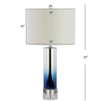 JONATHAN Y Glass/Crystal Edward Table Lamp (Includes Energy Efficient Light Bulb) - JONATHAN Y Pink 3 JONATHAN Y Glass/Crystal Edward Table Lamp (Includes Energy Efficient Light Bulb) - JONATHAN Y Pink - Image 3