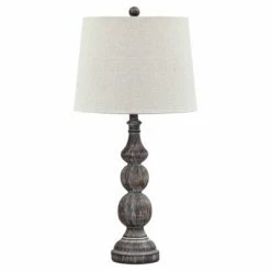 Set of 2 Mair Table Lamps Antique Black - Signature Design by Ashley
