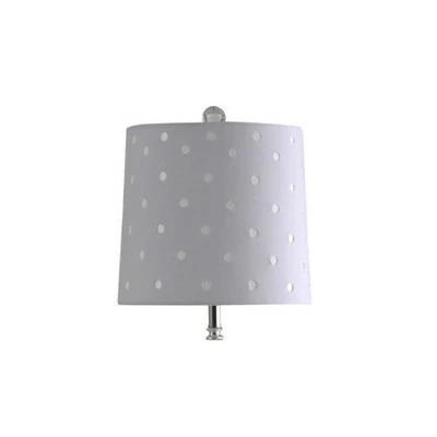 Romy Crystal Steel Table Lamp with Acrylic and Metal Fabric Shade Clear - StyleCraft 1 Romy Crystal Steel Table Lamp with Acrylic and Metal Fabric Shade Clear - StyleCraft