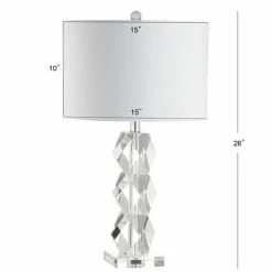 JONATHAN Y 26" Crystal Sofia Table Lamp (Includes LED Light Bulb) Clear - JONATHAN Y -Desk Lamps sales shop unnamed file 4005