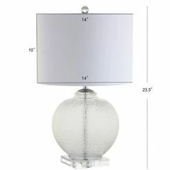JONATHAN Y 24" Glass/Crystal Avery Table Lamp (Includes LED Light Bulb) Clear - JONATHAN Y -Desk Lamps sales shop unnamed file 4034