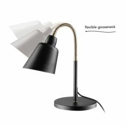 16" Gooseneck Forest Table Lamp with Inner Shade - Globe Electric Green -Desk Lamps sales shop unnamed file 404