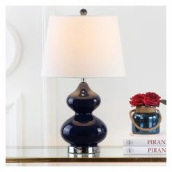 Table Lamp - Safavieh Black/white