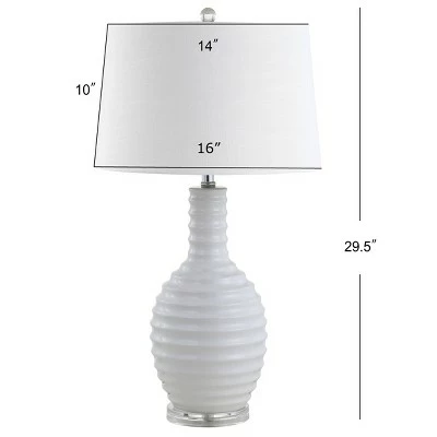 JONATHAN Y 29.5" Ceramic Dylan Table Lamp (Includes Energy Efficient Light Bulb) - JONATHAN Y Black 3 JONATHAN Y 29.5" Ceramic Dylan Table Lamp (Includes Energy Efficient Light Bulb) - JONATHAN Y Black - Image 3