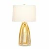 Wood Arch Farmhouse Table Lamp with Fabric Shade Natural - Lalia Home