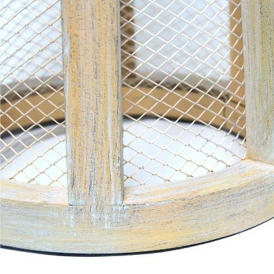 Wood Arch Farmhouse Table Lamp with Fabric Shade Natural - Lalia Home 2 Wood Arch Farmhouse Table Lamp with Fabric Shade Natural - Lalia Home - Image 2