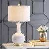 JONATHAN Y 27" Ceramic/Metal Brussels Table Lamp (Includes Energy Efficient Light Bulb) - JONATHAN Y Gray