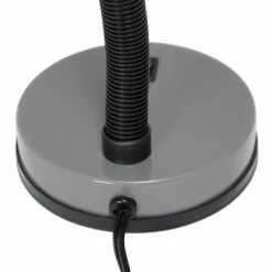 Basic Metal Desk Lamp with Flexible Hose Neck - Simple Designs Gray -Desk Lamps sales shop unnamed file 423