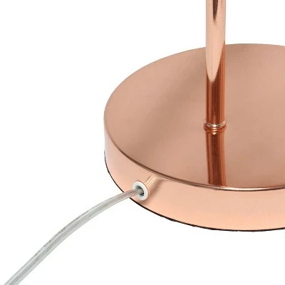 Metal Arched Cage Table Lamp Rose Gold - Lalia Home 5 Metal Arched Cage Table Lamp Rose Gold - Lalia Home - Image 5
