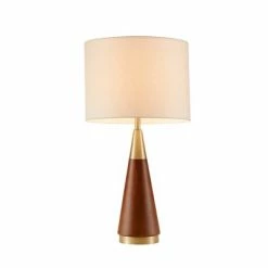 Ink+Ivy 26" Chrislie Table Lamp Gold/Brown