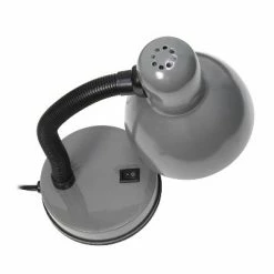 Basic Metal Desk Lamp with Flexible Hose Neck - Simple Designs Gray -Desk Lamps sales shop unnamed file 424