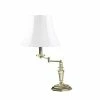 22.5" Traditional Metal Swing Arm Table Lamp Gold - Ore International