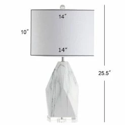 JONATHAN Y 25.5" Marble/Crystal/Ceramic Oslo Table Lamp (Includes LED Light Bulb) White - JONATHAN Y 5 JONATHAN Y 25.5" Marble/Crystal/Ceramic Oslo Table Lamp (Includes LED Light Bulb) White - JONATHAN Y -Desk Lamps sales shop unnamed file 4250