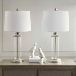 510 Design (Set of 2) 25.75" Clarity Table Lamp Silver -Desk Lamps sales shop unnamed file 4318