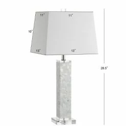 JONATHAN Y 28.5" (Set of 2) Noelle Seashell Table Lamp (Includes LED Light Bulb) White - JONATHAN Y -Desk Lamps sales shop unnamed file 4356