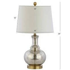 JONATHAN Y 25" (Set of 2) Lavelle Glass Table Lamps (Includes LED Light Bulb) - JONATHAN Y Cobalt -Desk Lamps sales shop unnamed file 4365
