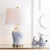 JONATHAN Y 26" Ceramic Wallace Table Lamp (Includes LED Light Bulb) Blue - JONATHAN Y