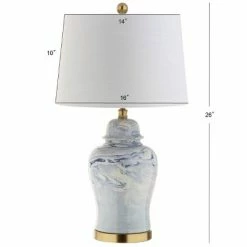JONATHAN Y 26" Ceramic Wallace Table Lamp (Includes LED Light Bulb) Blue - JONATHAN Y 5 JONATHAN Y 26" Ceramic Wallace Table Lamp (Includes LED Light Bulb) Blue - JONATHAN Y -Desk Lamps sales shop unnamed file 4373