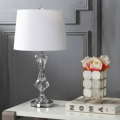 JONATHAN Y 25" Crystal Riley Table Lamp (Includes LED Light Bulb) Clear - JONATHAN Y 2 JONATHAN Y 25" Crystal Riley Table Lamp (Includes LED Light Bulb) Clear - JONATHAN Y - Image 2