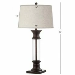 JONATHAN Y 32" (Set of 2) Hunter Metal/Glass Table Lamp (Includes Energy Efficient Light Bulb) - JONATHAN Y Gold 5 JONATHAN Y 32" (Set of 2) Hunter Metal/Glass Table Lamp (Includes Energy Efficient Light Bulb) - JONATHAN Y Gold -Desk Lamps sales shop unnamed file 4386
