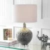 JONATHAN Y 27" Ceramic Andrews Table Lamp (Includes LED Light Bulb) Silver - JONATHAN Y