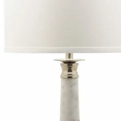 (Set of 2) 31" Colleen Table Lamp White (Includes CFL Light Bulb) - Safavieh -Desk Lamps sales shop unnamed file 4405