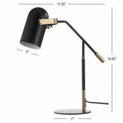 JONATHAN Y 19.25" Metal Edison Task Lamp (Includes LED Light Bulb) Black - JONATHAN Y -Desk Lamps sales shop unnamed file 4456