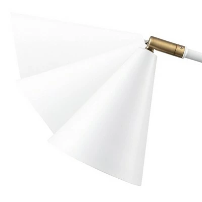 18" Emily Table Lamp with Shade - Globe Electric White 5 18" Emily Table Lamp with Shade - Globe Electric White - Image 5